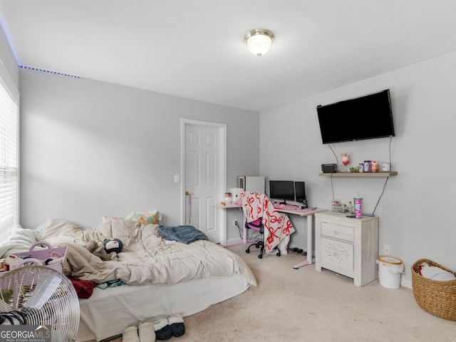 1613 Brolington Ct, Conyers, GA 30013 - bedroom with carpet and an office area
