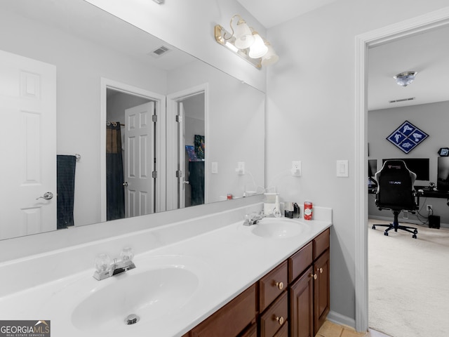 1613 Brolington Ct, Conyers, GA 30013 - bathroom with double vanity