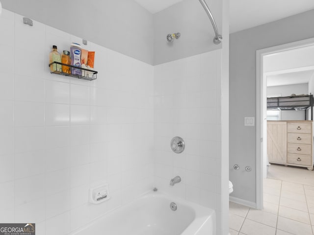 1613 Brolington Ct, Conyers, GA 30013 - full bathroom with tile patterned floors and shower / bath combination