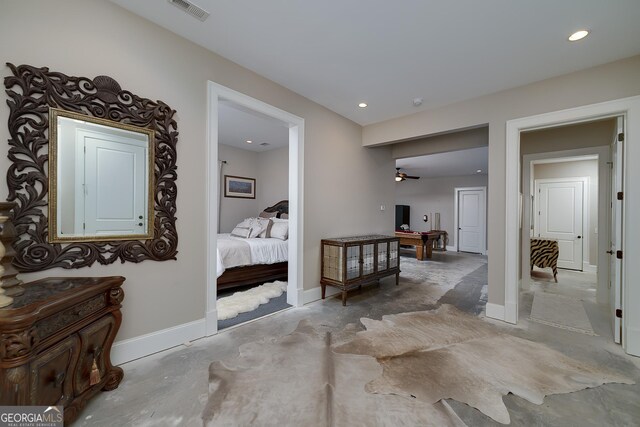 177 Selfridge Rd, Mcdonough, GA 30252 - hall featuring concrete floors and recessed lighting