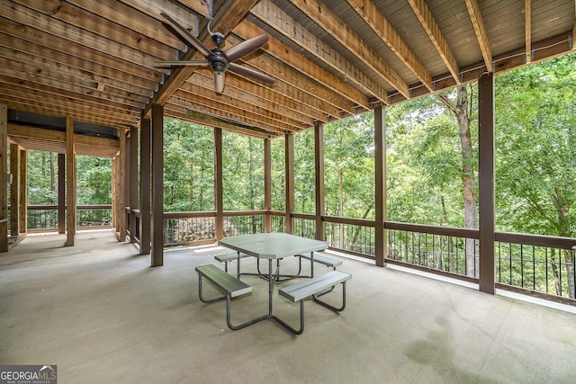 177 Selfridge Rd, Mcdonough, GA 30252 - sunroom / solarium featuring ceiling fan