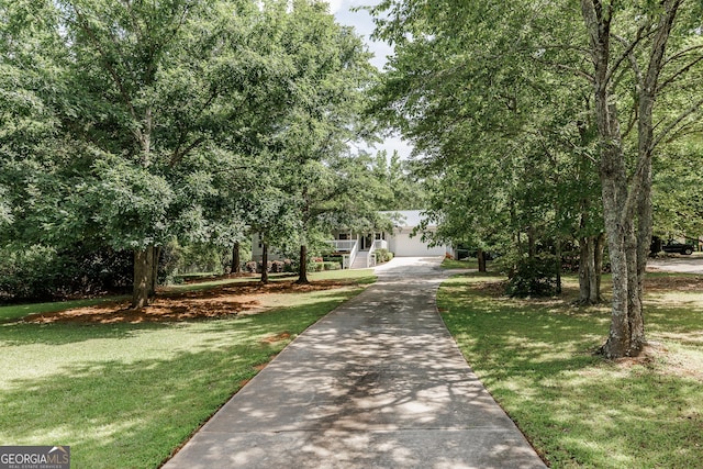 82 Post Oak Cir, Crawford, GA 30630 - view of community featuring a lawn and driveway