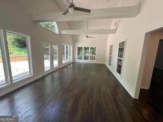 11 Long Branch Xing, Dahlonega, GA 30533 - unfurnished sunroom featuring french doors and plenty of natural light
