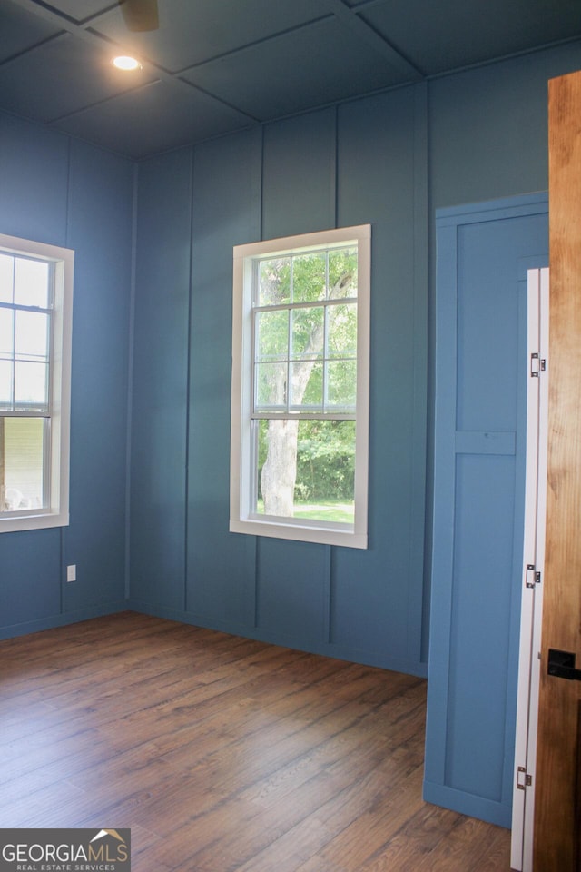 1048 Whites Mill Rd, Valley, AL 36854 - unfurnished room with a decorative wall and wood finished floors
