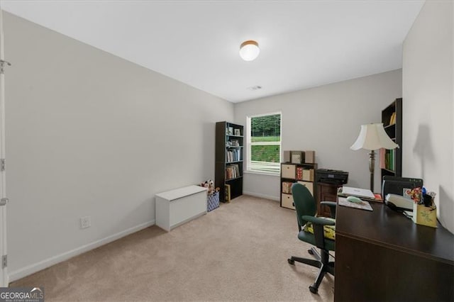 397 Cypher Dr, Suwanee, GA 30024 - office area with light carpet and baseboards