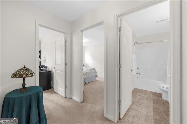397 Cypher Dr, Suwanee, GA 30024 - hall featuring light colored carpet