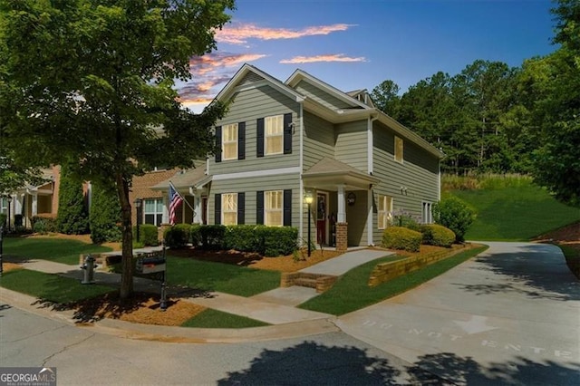 397 Cypher Dr, Suwanee, GA 30024 - view of front of home featuring a front lawn