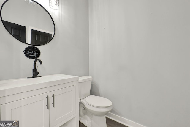 92 Autumn Path, Rockmart, GA 30153 - bathroom with vanity and wood finished floors