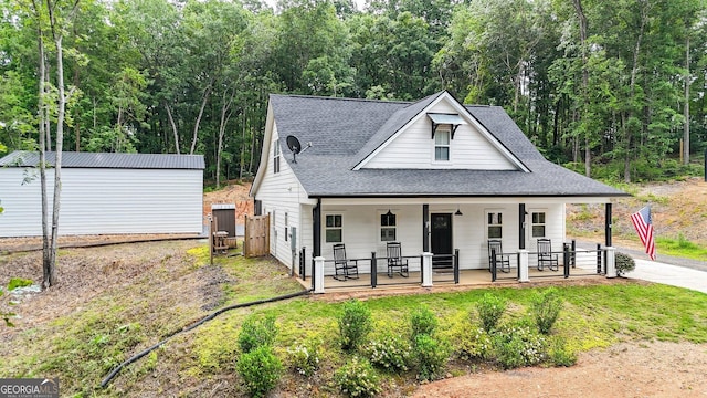 92 Autumn Path, Rockmart, GA 30153 - view of front of house featuring roof with shingles and a porch