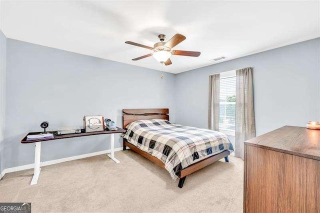 125 Shamus Way, Jefferson, GA 30549 - bedroom with light carpet and ceiling fan
