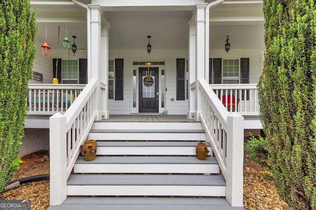 125 Shamus Way, Jefferson, GA 30549 - property entrance with a porch