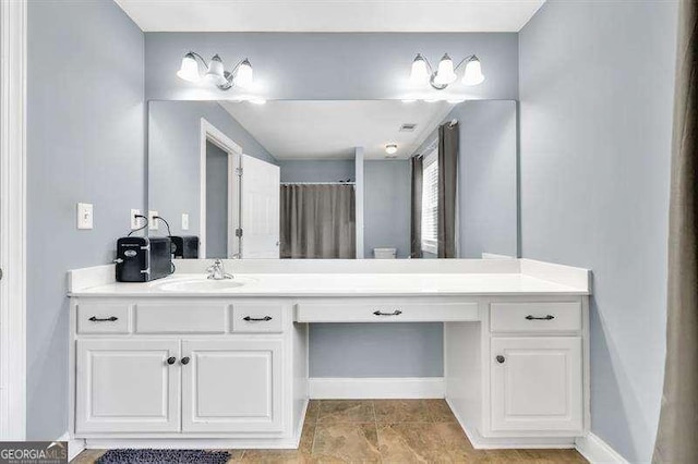 125 Shamus Way, Jefferson, GA 30549 - bathroom with vanity and a shower with curtain