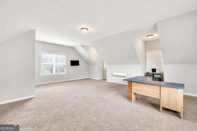 125 Shamus Way, Jefferson, GA 30549 - unfurnished office featuring light colored carpet and vaulted ceiling