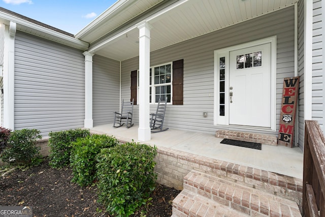 521 Peeples Valley Rd NW, Cartersville, GA 30121 - doorway to property featuring a porch