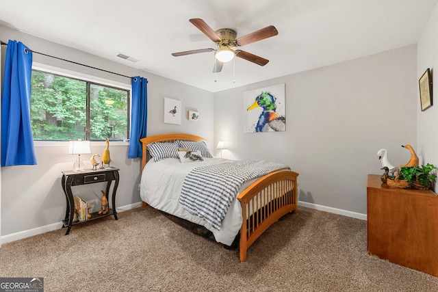 4290 Inverness Ct NE, Roswell, GA 30075 - bedroom featuring carpet and ceiling fan