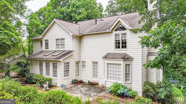 4313 Deep Springs Ct NW, Kennesaw, GA 30144 - back of house featuring a patio area and a shingled roof