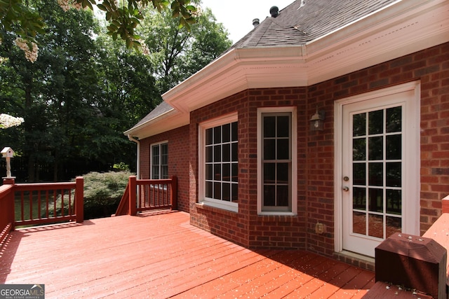 1031 Spring Lake Dr, Bishop, GA 30621 - deck with area for grilling