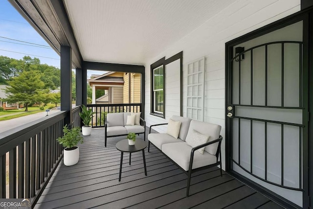 1192 Arlington Ave SW, Atlanta, GA 30310 - wooden terrace featuring an outdoor living space
