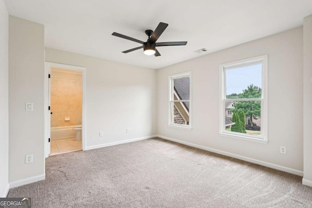4508 Meadow Vista Trce, Lithonia, GA 30038 - unfurnished room with carpet and ceiling fan