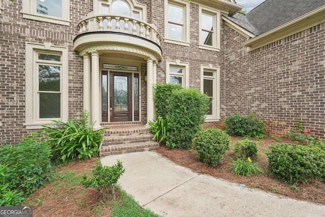 4508 Meadow Vista Trce, Lithonia, GA 30038 - doorway to property with brick siding