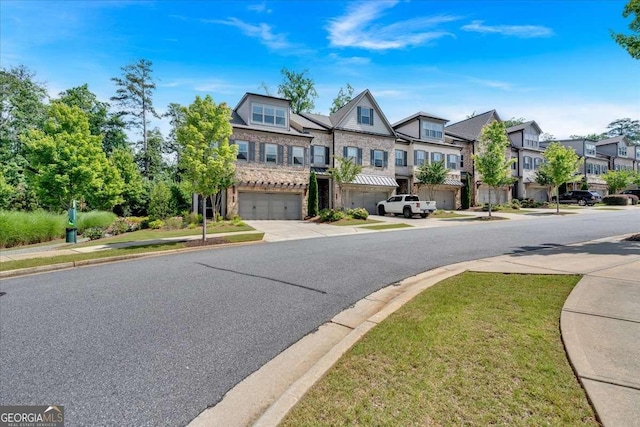 1099 Heyward Way, Alpharetta, GA 30009 - view of asphalt road with sidewalks, curbs, and a residential view