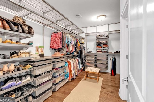 1099 Heyward Way, Alpharetta, GA 30009 - spacious closet featuring wood finished floors