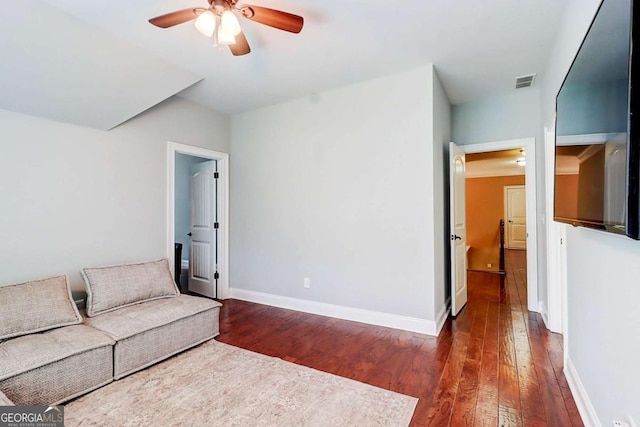 116 Archstone Sq, Mcdonough, GA 30253 - unfurnished room featuring hardwood / wood-style floors and ceiling fan