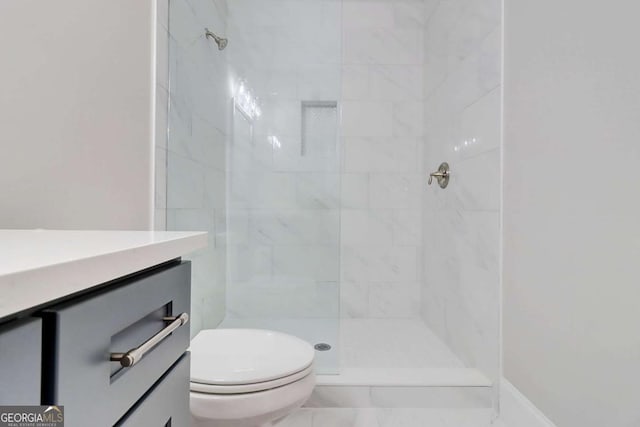 116 Archstone Sq, Mcdonough, GA 30253 - bathroom featuring vanity and tiled shower