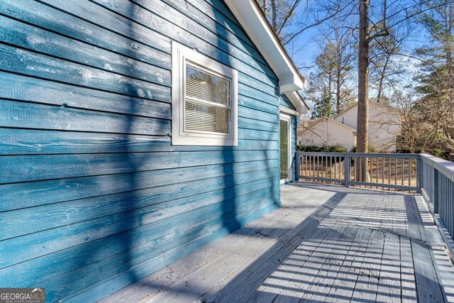 2139 Logan Dr, Jonesboro, GA 30236 - view of wooden deck