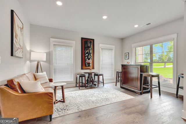 29 Peppertree Dr, Newnan, GA 30265 - living area with recessed lighting and wood finished floors