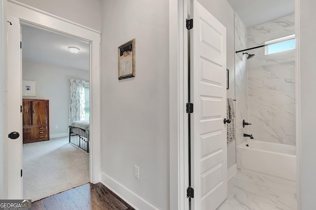 29 Peppertree Dr, Newnan, GA 30265 - full bathroom featuring washtub / shower combination and ensuite bath