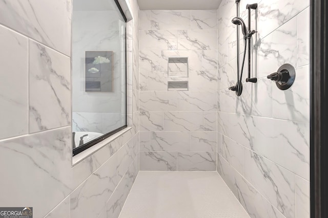 29 Peppertree Dr, Newnan, GA 30265 - bathroom with a tile shower
