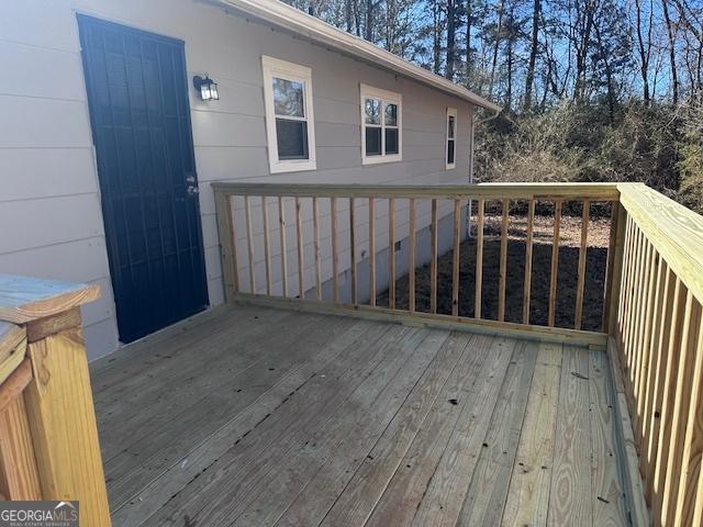 207 Custer Cir, Griffin, GA 30223 - view of wooden terrace