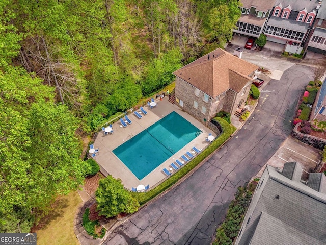 1508 Brianwood Rd Unit 1508, Decatur, GA 30033 - bird's eye view of a pool area