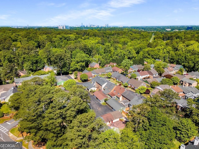 1508 Brianwood Rd Unit 1508, Decatur, GA 30033 - aerial view of residential area featuring a heavily wooded area