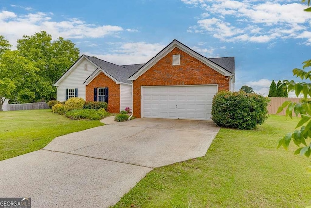 4735 Widgeon Way, Cumming, GA 30028 - traditional-style home featuring brick siding, concrete driveway, and a garage