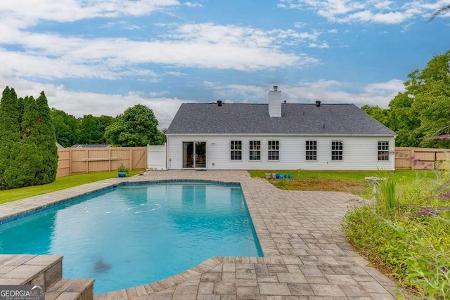4735 Widgeon Way, Cumming, GA 30028 - view of pool with a fenced backyard and a patio area