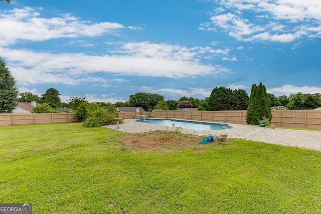 4735 Widgeon Way, Cumming, GA 30028 - view of swimming pool with a fenced backyard and a patio area