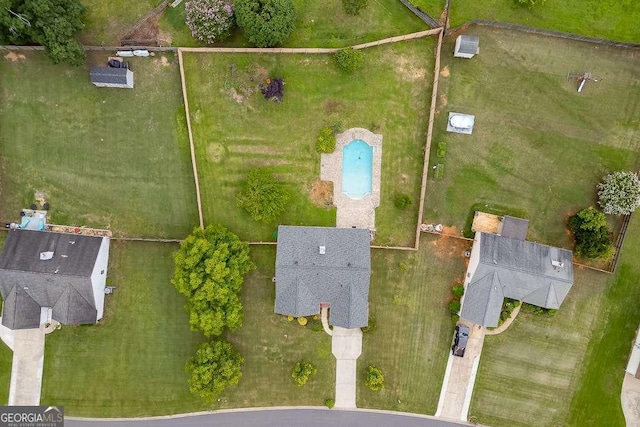 4735 Widgeon Way, Cumming, GA 30028 - bird's eye view of a pool area