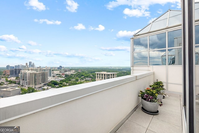 2828 Peachtree Rd NW Unit P 3300, Atlanta, GA 30305 - balcony with a city view
