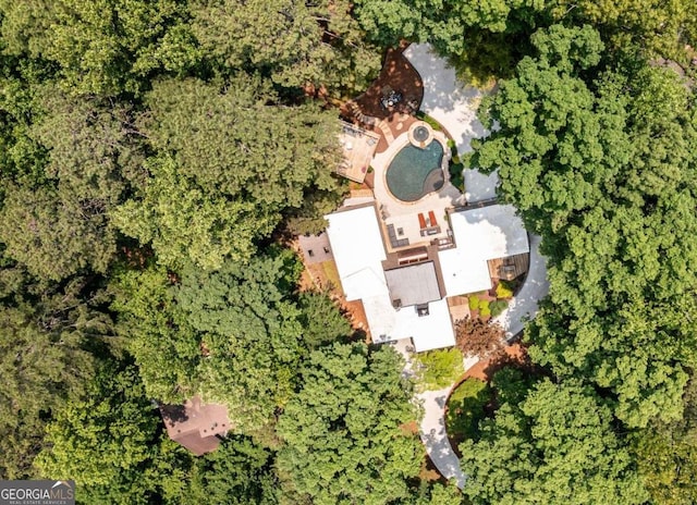 4850 Lake Fjord Pass, Marietta, GA 30068 - aerial overview of property's location
