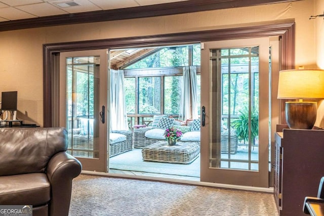 4850 Lake Fjord Pass, Marietta, GA 30068 - doorway featuring crown molding