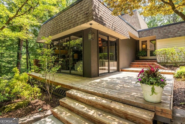 4850 Lake Fjord Pass, Marietta, GA 30068 - deck with french doors