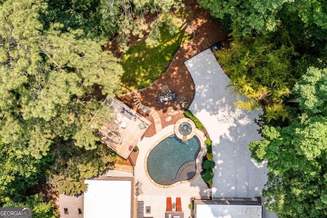 4850 Lake Fjord Pass, Marietta, GA 30068 - view from above of property