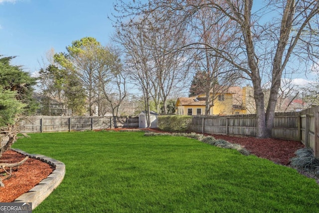 10475 Willow Meadow Cir, Alpharetta, GA 30022 - fenced backyard with a storage unit