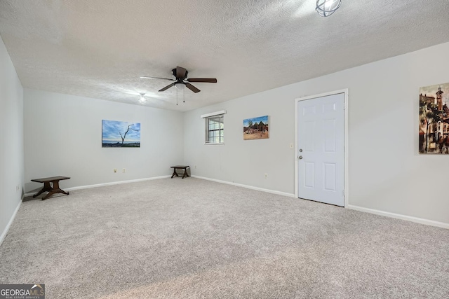 6118 Dana Ct Unit 6, Lithonia, GA 30058 - carpeted spare room with a ceiling fan and a textured ceiling