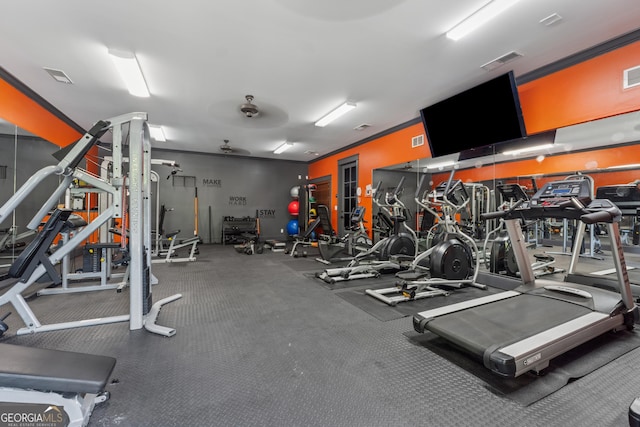733 Wexford Cove Way, Mableton, GA 30126 - view of workout area