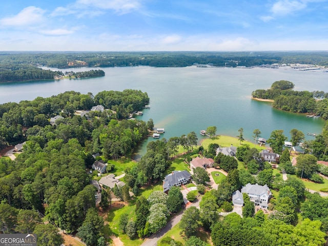 6707 Summer Crest Ct, Flowery Branch, GA 30542 - drone / aerial view of a large body of water