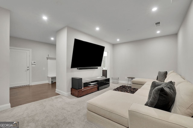 545 Hanlon Way, Alpharetta, GA 30009 - living room with carpet flooring and recessed lighting