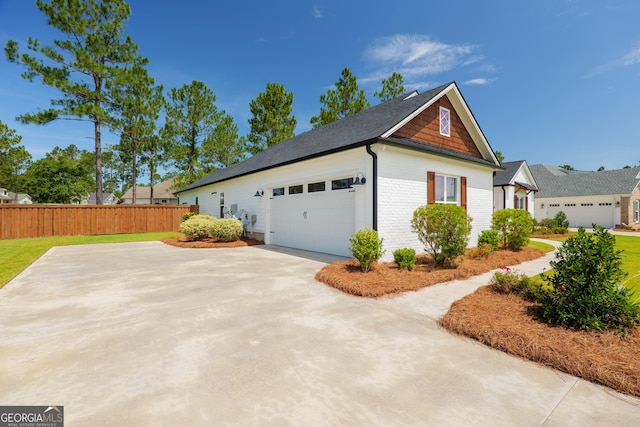 7270 Tillman Branch Rd, Hahira, GA 31632 - view of side of property featuring concrete driveway and brick siding